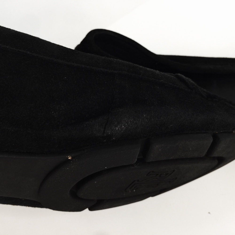 Lauren Ralph Lauren Black Suede Driving Flats 9.5 - Picture 8 of 8